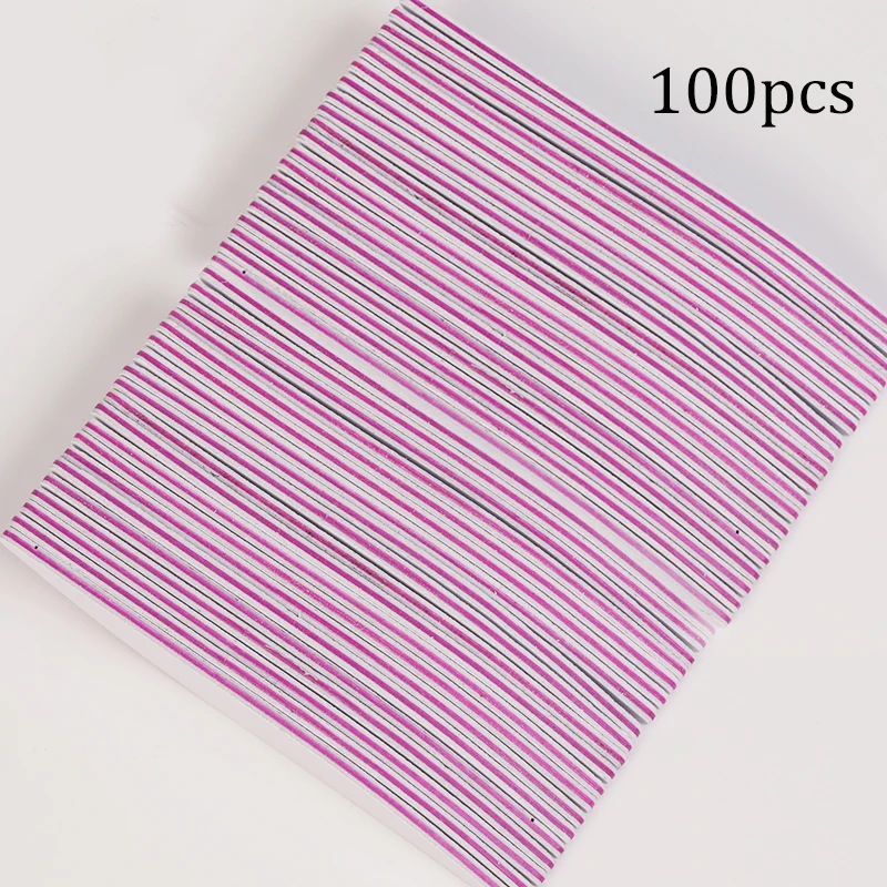 100/20/10/5/1pcs Professional Nail File White Willow Leaf Shape Buffer Polish Sanding Blocking Art Pedicure Care Tools | Красота и