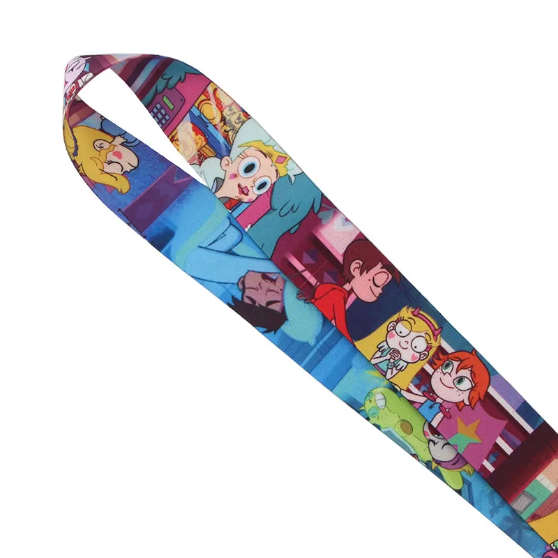 PC230 звезда бабочка брелок Lanyards держатель удостоверения личности ID карты пройти тренажерный зал мобильный телефон USB бейдж держатель ключевой ремень