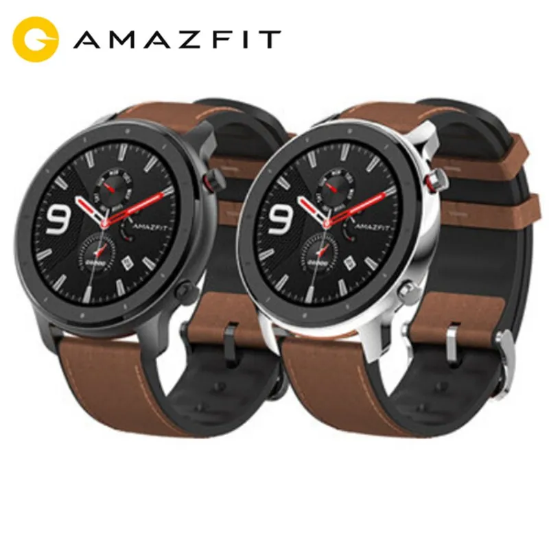 

AMAZFIT GTR Heart Rate Monitor Smartwatch 47mm 42mm 50 Meters Waterproof Bluetooth 5.0 Heart Rate Monitor 12 Sports Modes
