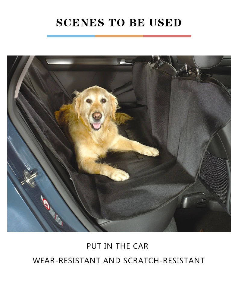 Dog Waterproof Car Back Seat Cover For Safety | Pet Travel Accessories