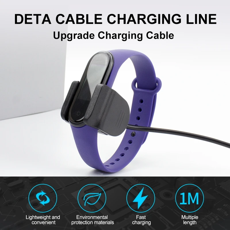 Зарядное устройство iONCT USB для Xiaomi Mi Band 4 Сменный Адаптер зарядного устройства