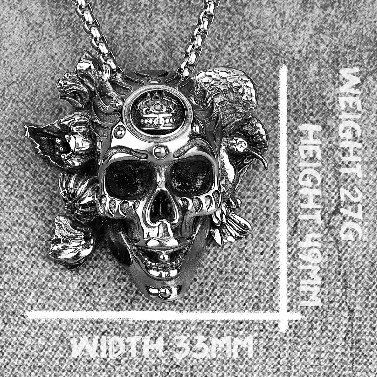 Stainless Steel Necklaces Pendants | Skull Pendant Stainless