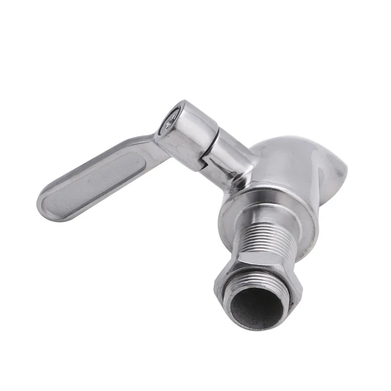 Drop Ship New Stainless Steel Beverage Drink Dispenser Wine Barrel Spigot / Tap M16 Round