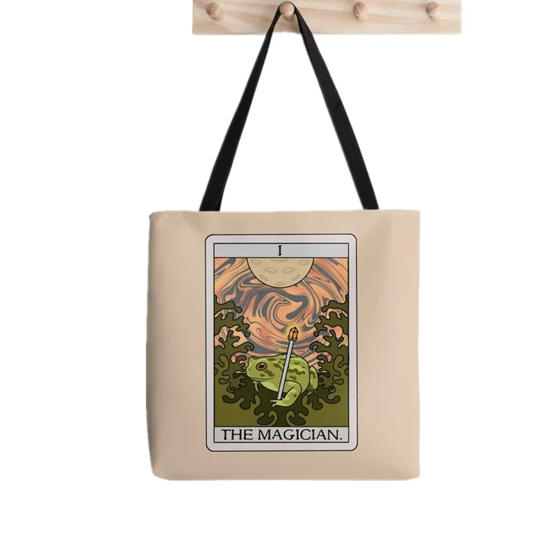 Women Shopper bag Mushroom Dark Academia Frog Bag Harajuku Shopping Canvas Shopper Bag girl handbag Tote Shoulder Lady Bag
