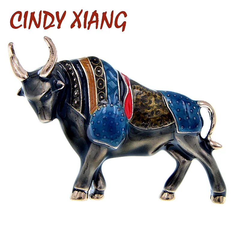 Женская брошка CINDY XIANG винтажная с разноцветной эмалью 2 цвета на выбор | Украшения