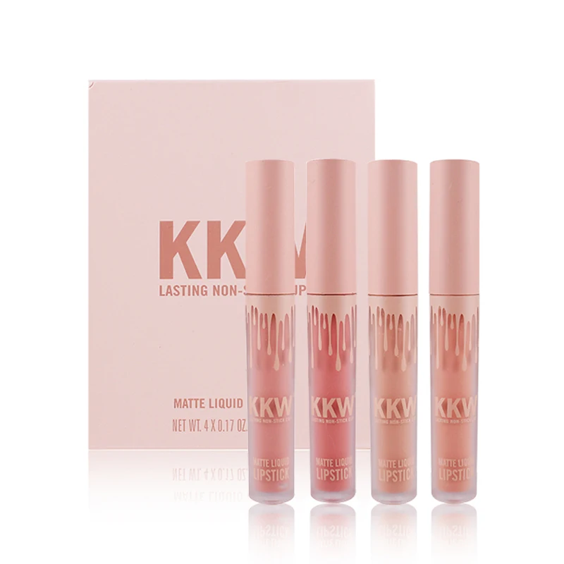 Матовый блеск для губ Жидкость Kkw Красота набор из помад матовый лот Batom жидкая