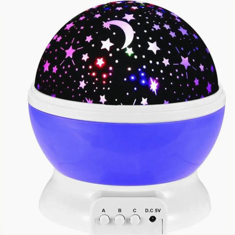 Lavender starry sky Новинка люминесцентные игрушки романтическое звездное небо Светодиодный Ночник проектор батарея USB ночник креативные игрушки на день рождения для детей - Испускаемый цвет: Lavender starry sky