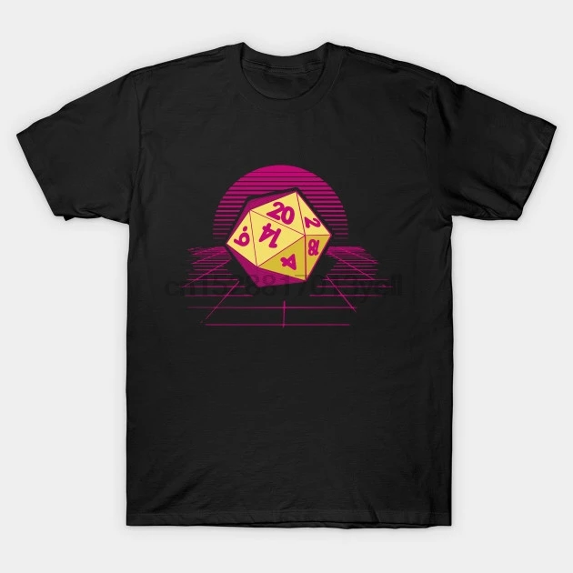 Mens 2019 Fashion Style T-Shirt DND Synthwave T Shirt |