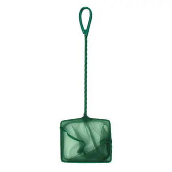 

Aquarium Accessories Fish Tank Fish Fishing Net Round Square Fish Fishing Hand Retractable Aquarium Copy Net Fishing Net Green