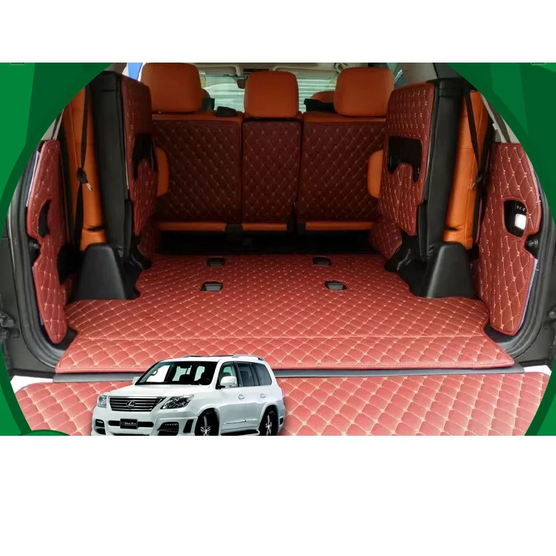 Lsrtw2017 для lexus lx 570 LX570 кожаный коврик багажника автомобиля 2008 2009 2010 2011 2012 2013 2014 2015 2016