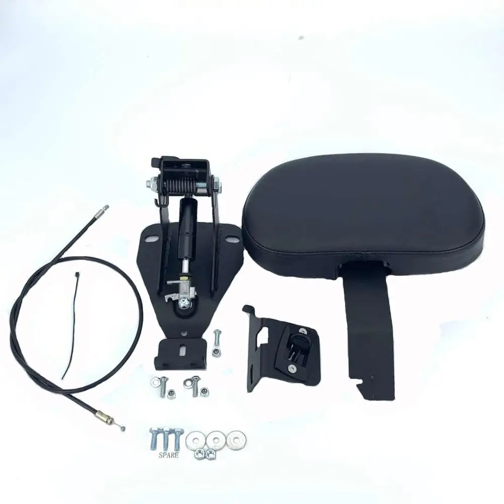 US $290.39 Motorcycle Driver Rider Backrest Adjustable Mounting Kit For Harley Touring Road King Electra Glide CVO Street 20092020