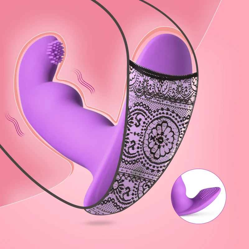 G-spot Vibrator And Clit Stimulator Discreet Wearable Massager_voghion.com