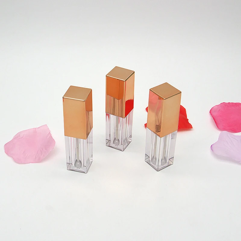 

10/30pcs 3ml Empty Lip Gloss Tube Container Clear Lip Balm Tubes Square Lipstick Refillable Bottles Lipgloss Packing Bottles