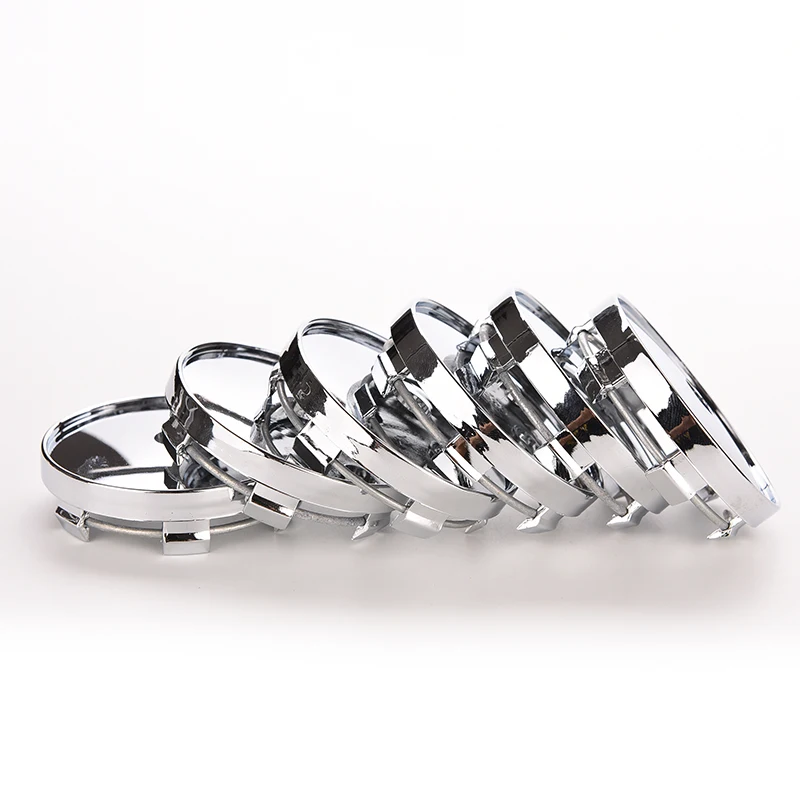 

Plastic Tyre Trims Outside Diameter 60mm Chrome Car Wheel Center Cap Cover