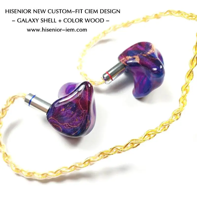 Наушники вкладыши HS IEM с функцией шумоподавления 10 драйверов MMCX 0 78 мм 2 контактный