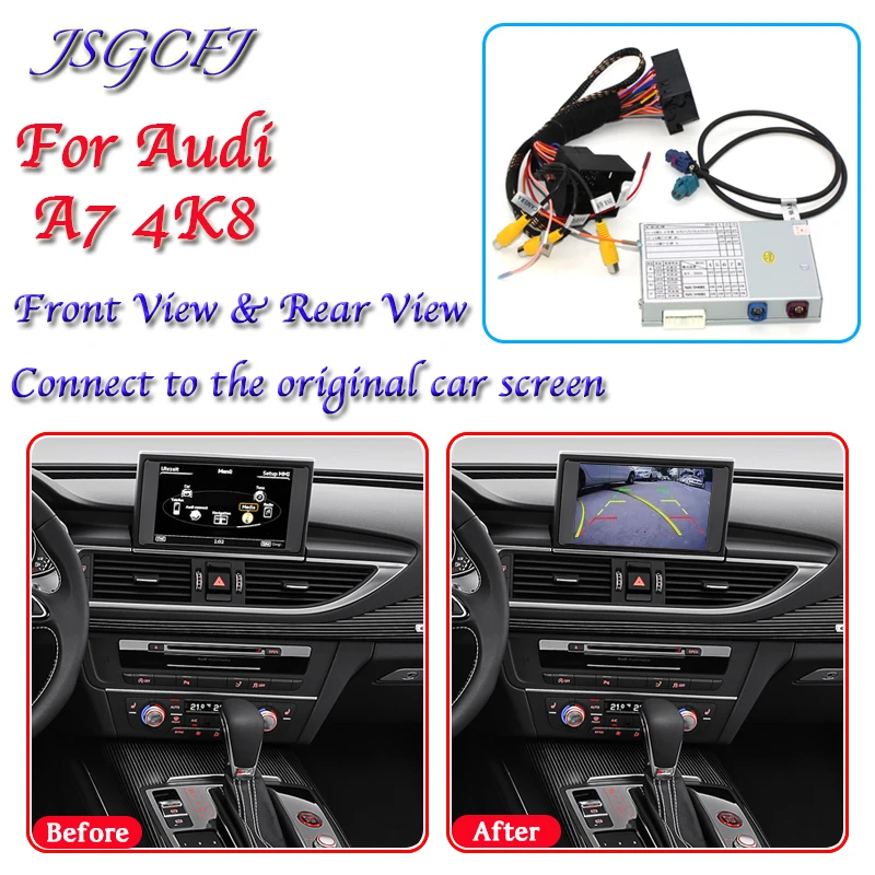 

Reversing Camera Display Improve Decoder For Audi A7 4K8 MMI 2018~2021 Interface Parking Backup Rear Front Camera Adapter