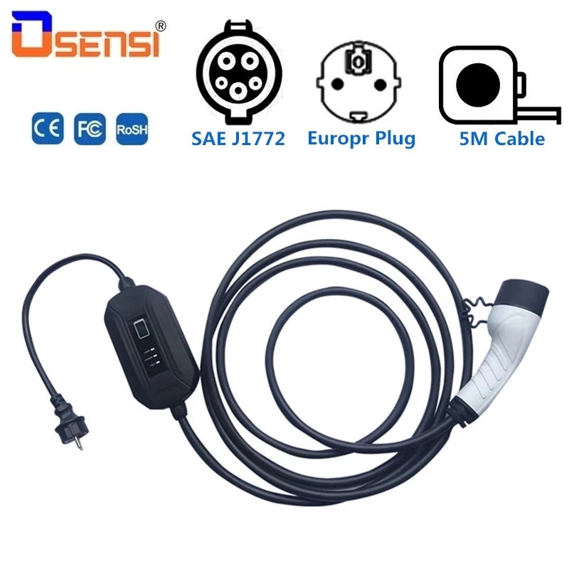 Зарядное устройство для электромобиля тип 1 с разъемом стандарта ЕС 16 А |