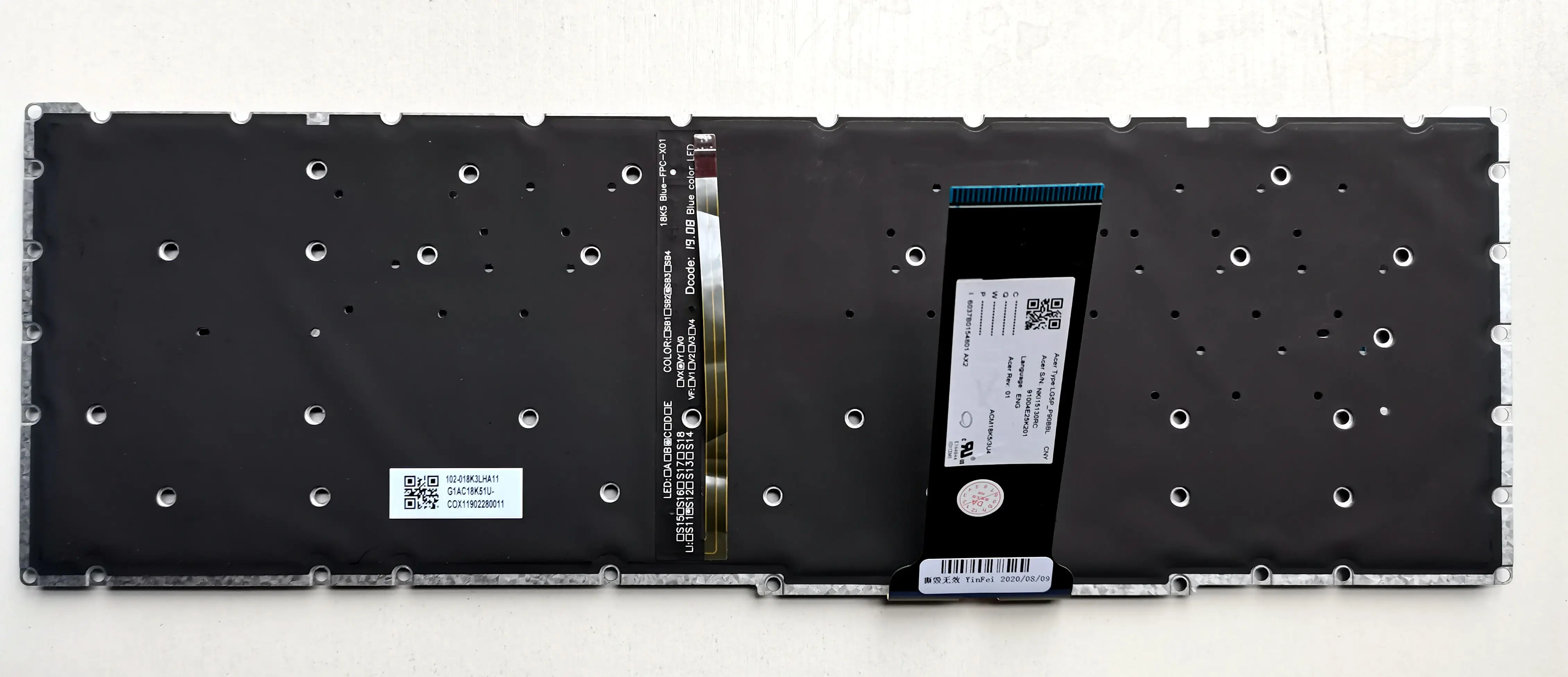 Фото Клавиатура черная для ноутбука Acer Predator Helios 300 ph315-52 ph315-52-72rg ph315-52-75wn US №2