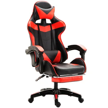

Multifunctional Game ergonomic computer at home cafe chair Household Reclining Office Chair With Footrest Racing Seat
