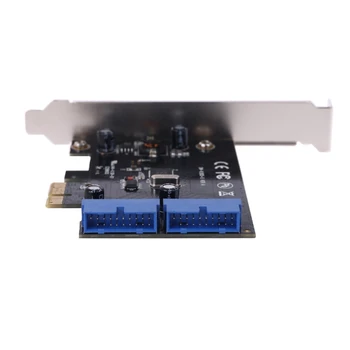 

VL805 Chipset PCI Express to Dual 20pin USB 3.0 Controller Card PCI-e Adapter R2JA