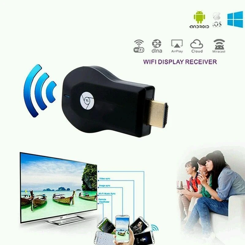 Tv Stick 1080P беспроводной WiFi Дисплей приемник для ТВ-тюнера для AnyCast M2 Plus Airplay 1080P HDMI ТВ-палочки для DLNA Miracast