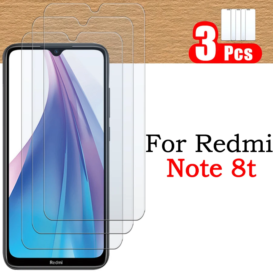 3 шт. для Xiaomi Redmi Note 8 T стекло MI Note8 защитная пленка Note8T 8Note защита экрана xioami лист