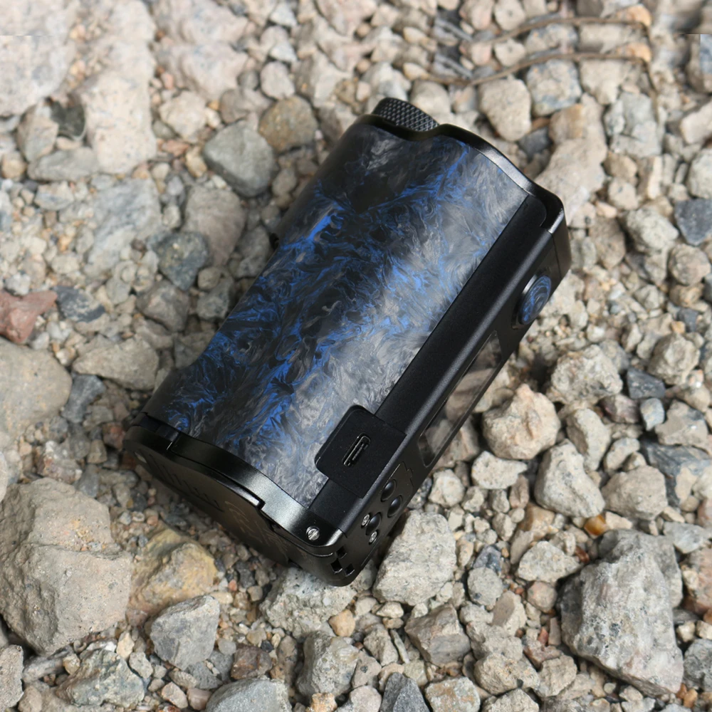 Dovpo Topside Dual Carbon Squonk Mod 200 Вт с чипом YIHI, работающим от двух аккумуляторов 18650, Vape Mod VS Drag 2/Naboo Mod