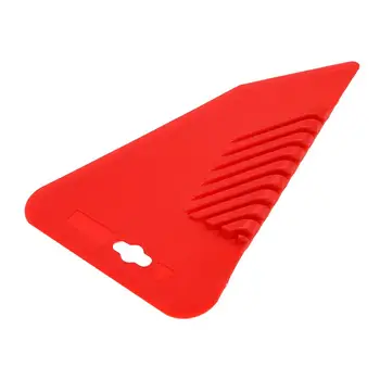 

ZZ0151 Large Rubber Red Bevel Paint Brush Wall Hand Scraper Paint Wall Smoothing Device