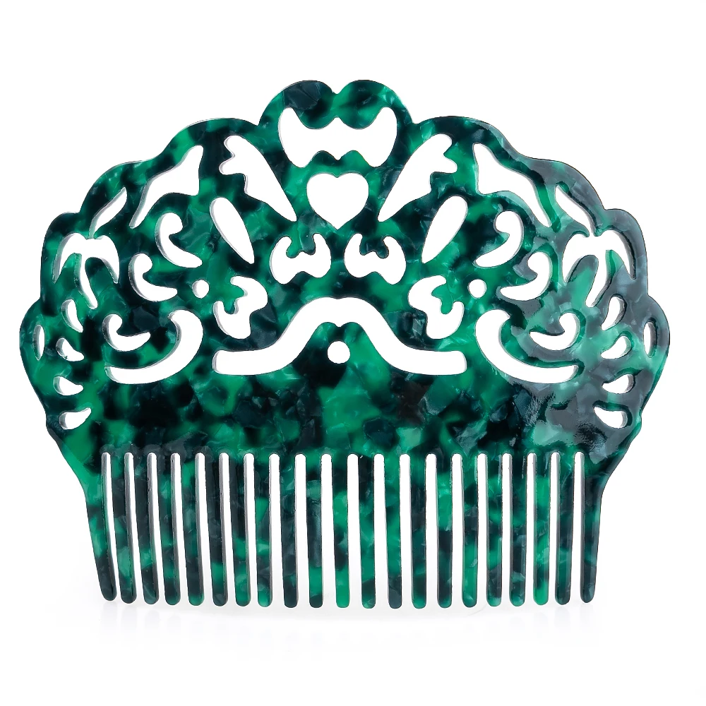 Pente de cabelo vintage acessórios tartaruga para mulher_voghion.com