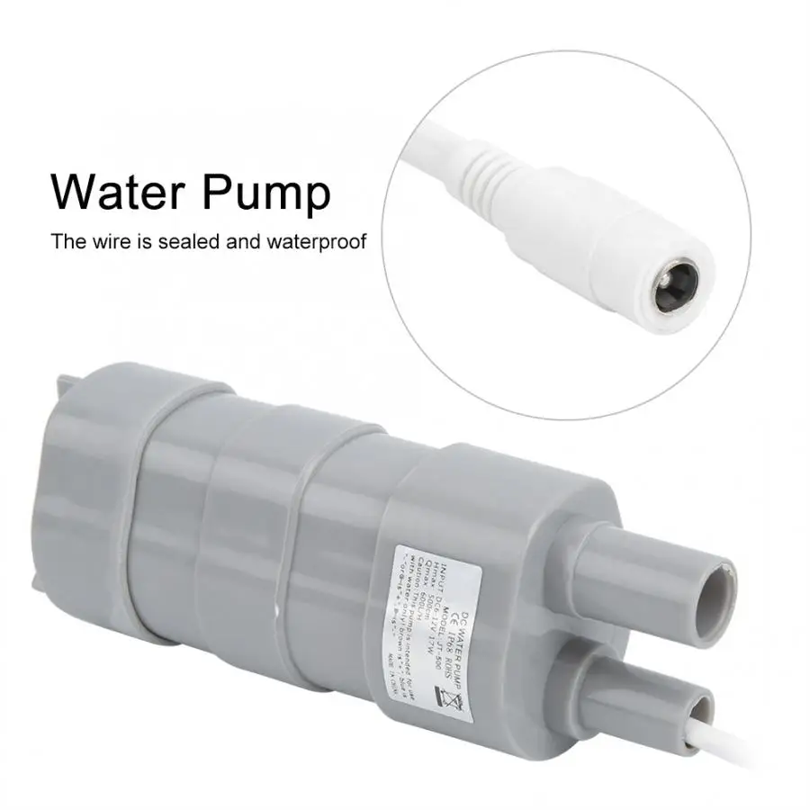 JT-500 600L/H DC водяной насос 12V DC6-12V погружной для канавочной машины | Дом и сад