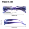 Turezing Reading Glasses Fashion Color Frame Decorative Eyeglasses Spring Hinge HD Presbyopia Optical Eyewear 0~600 2