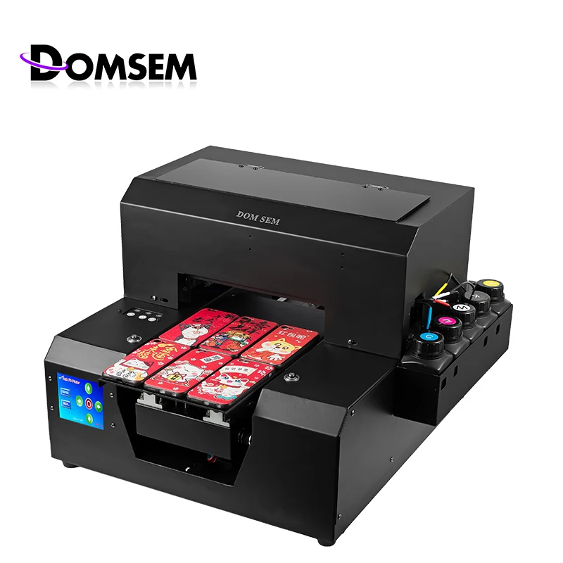 Китайский завод lcd сенсорный экран A4 UV планшетный струйный принтер машина на заказ печатная машина бесплатно с чернилами