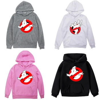 

Ghost Busters Long Sleeve Hooded Hoodie Toddler Boys Girls Cotton Velvet Hoodies Sweatshirt Kids Tops Pullover Hooded Sportswear