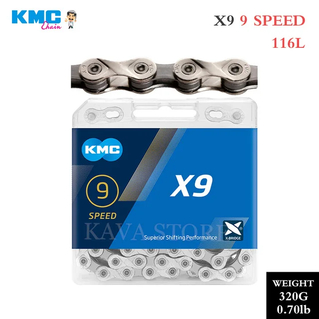 Велосипедные цепи KMC 6 8 9 10 11 12 скоростная MTB цепь для дорожного велосипеда 116