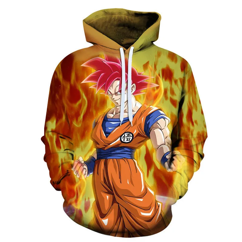 Дизайн Dragon Ball Z 3D толстовки для мужчин/женщин пуловеры толстовки сильный Гоку печати мужской с капюшоном спортивные костюмы толстовка