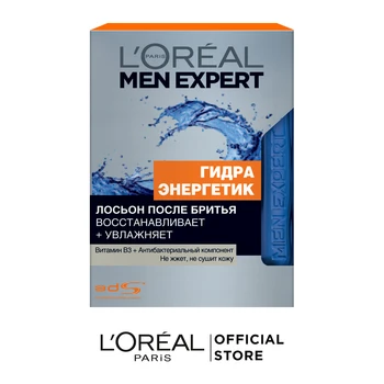 

L'Oreal Paris Men Expert Lotion after shaving "Hydra Энергетик's antibacterial effect, moisturizing 100 ml