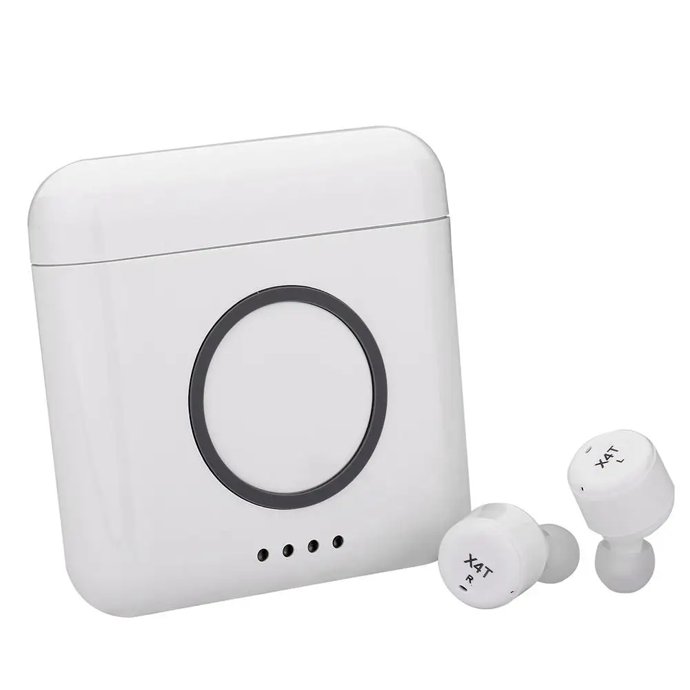 

DSstyles X4T Wireless Headphones 4.2 Bluetooth Headphones TWS Wireless Headset for Phone Apple Android Wireless Charging
