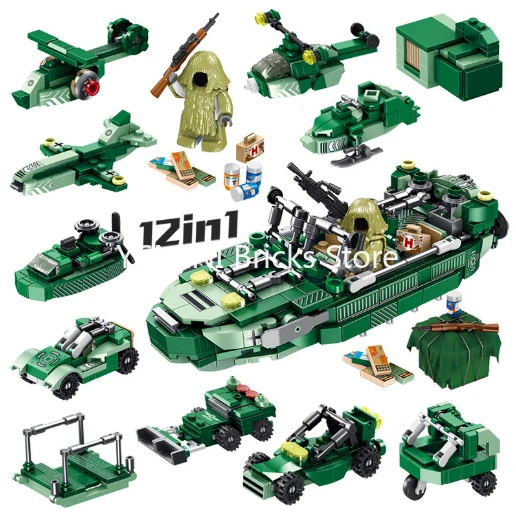 Конструктор Lego 580 шт. 12 в 1 спасательный круг|Блочные конструкторы| |