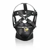 Gimp Head Harness Lockable Riding Mask Bondage Fetish Sex Toy BDSM Bondage Sex Headgear Erotic Black Slave Restraint Hood Mask 1