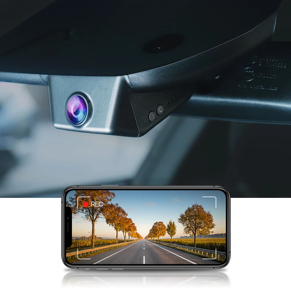 

Car DVR for Ford Mustang 2022 2021 2020 2019,Fitcamx Dash Cam for Mustang GT,Dashcam 4K Wireless Car Camera,LHD Left-Hand Drive