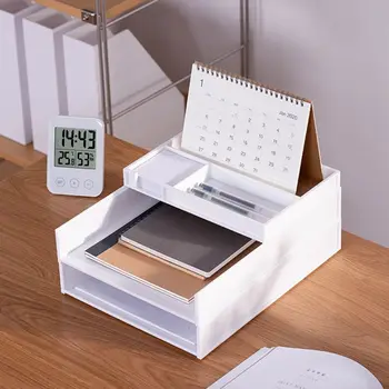 

A4 Document Paper Organizer Magazine Office Table Desk Storage Filling File Box Holder Stationery Shelf Rack C26