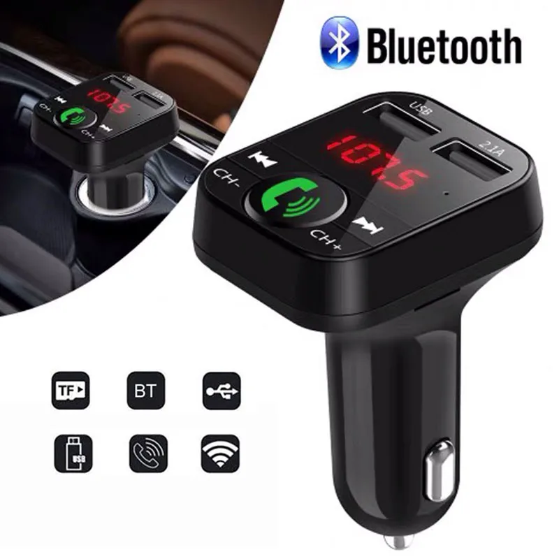 Автомобильный MP3 плеер USB зарядное устройство для телефона беспроводной Bluetooth