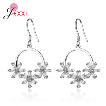 

Cool Statement Disk Flower Fish Ball Star Pendant Earrings for Women Girls Gifts S925 Sterling Silver Handmade Jewellery
