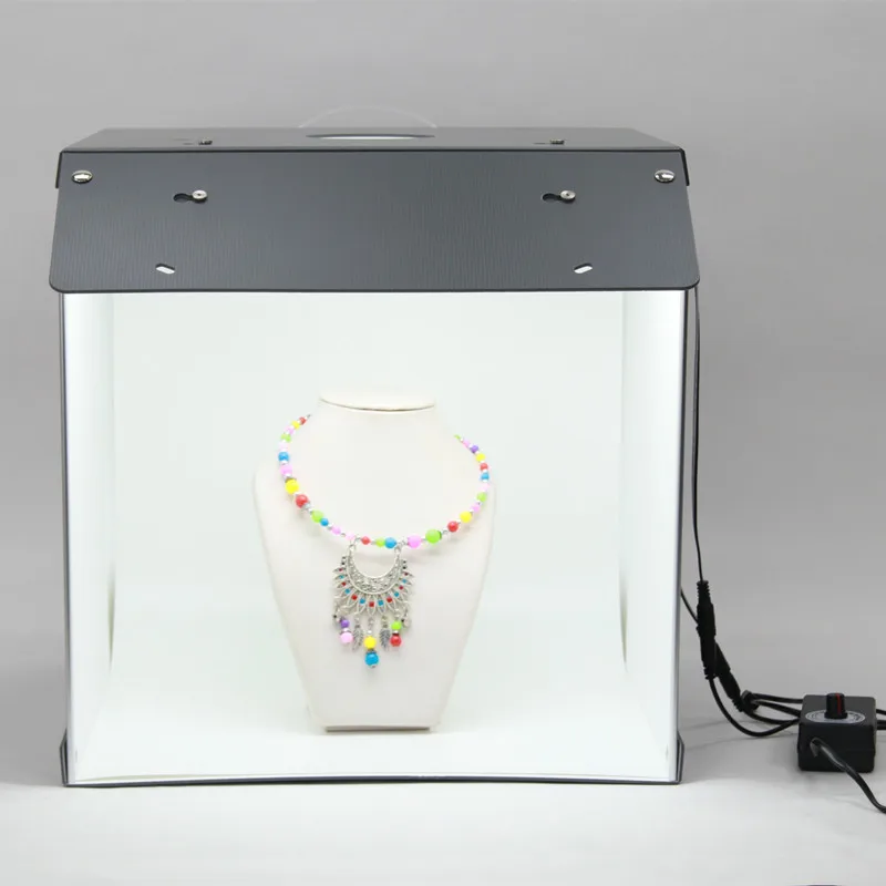 Sanoto-caixa de Luz de Mesa para Fotografia Tenda de Tiro Luz de Estúdio de Fotografia Luzes Ajustável Portátil Dobrável 16 x 102 Led - Image 2