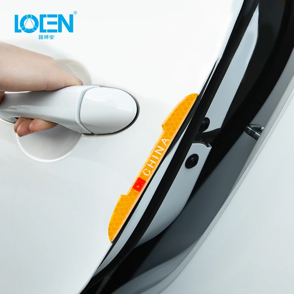 

2019 Car Reflective Strip Anti-collision Warning Mark Reflective Tape Decals Safe Sign Safety Reflective Strips Exterior Sticker