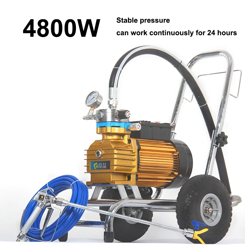 4800W 220V Professional airless spraying machine with Pure copper Motor Spray Gun Airless Paint Sprayer  painting machine tool arc welding machine 2 in 1 220v 0 160a 4800w portable ac handheld welding machine mini dc electric inverter mma spot welder