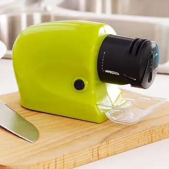 

Swifty Sharp Multi-functional Electric Knife Grinder Sharp-edged Tool Grinding Stone PP Material Green Abs Material Sharpening