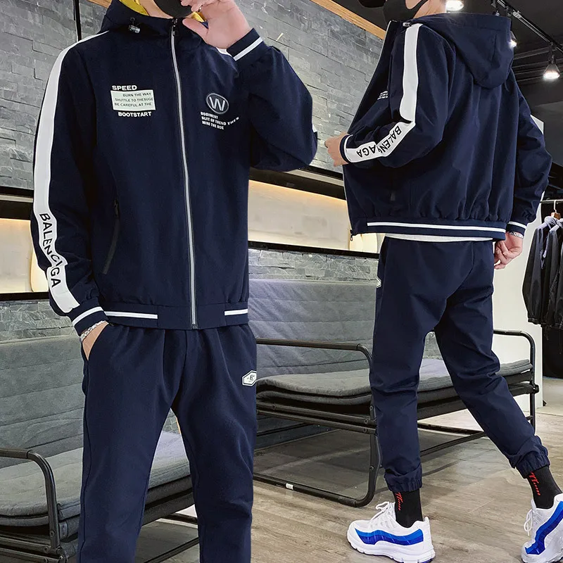 

Bib Overall Men Beam Leg Popular Brand Spring Korean-style Trend Casual Capri Trousers Versatile MEN'S Trousers Sports Set
