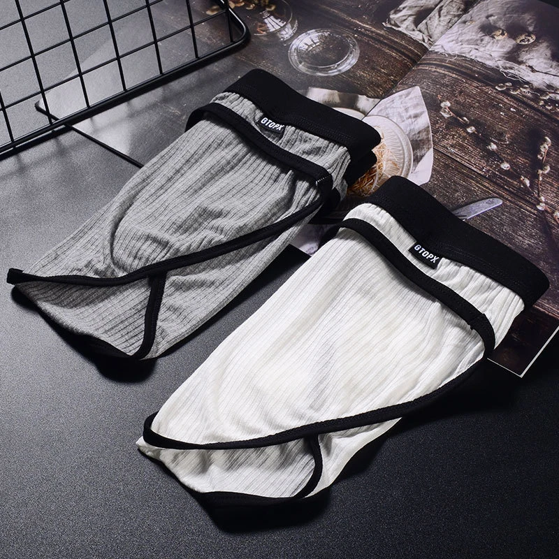 2021 Brand New Sexy Men's Underwear Calzoncillos Hombre Slip Male Modal Panties Male Ropa Interior Hombre Man U Convex Underpant
