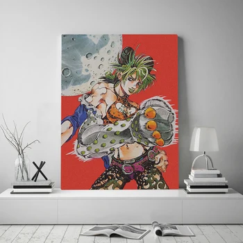 

JoJo's Bizarre Adventure Pictures Jolyne Cujoh Modular Canvas Home Decor Prints Painting Stone Ocean Poster Anime Wall Art Frame